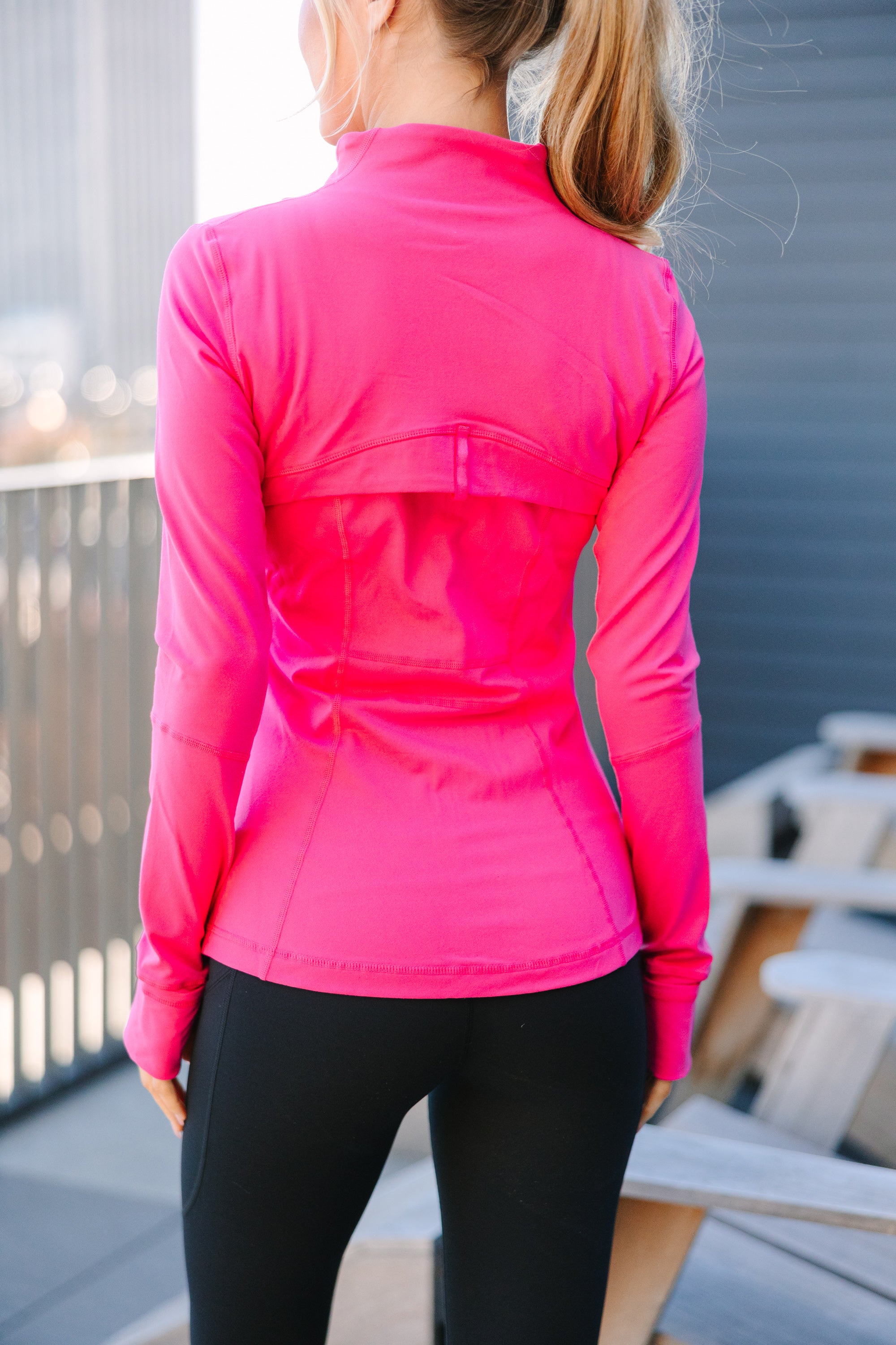On Your Terms Fuchsia Pink Jacket