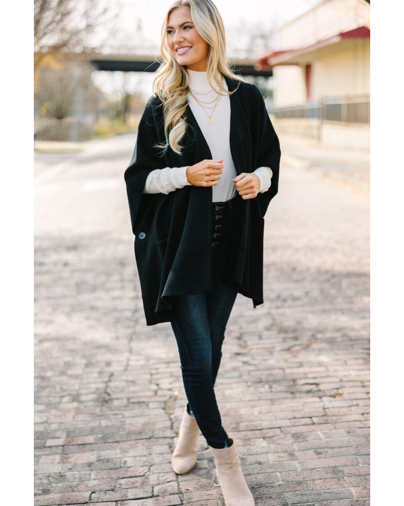 Pinch: All A Dream Black Cardigan