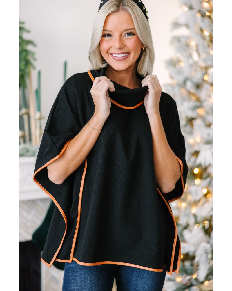 Read You Like A Book Black Poncho