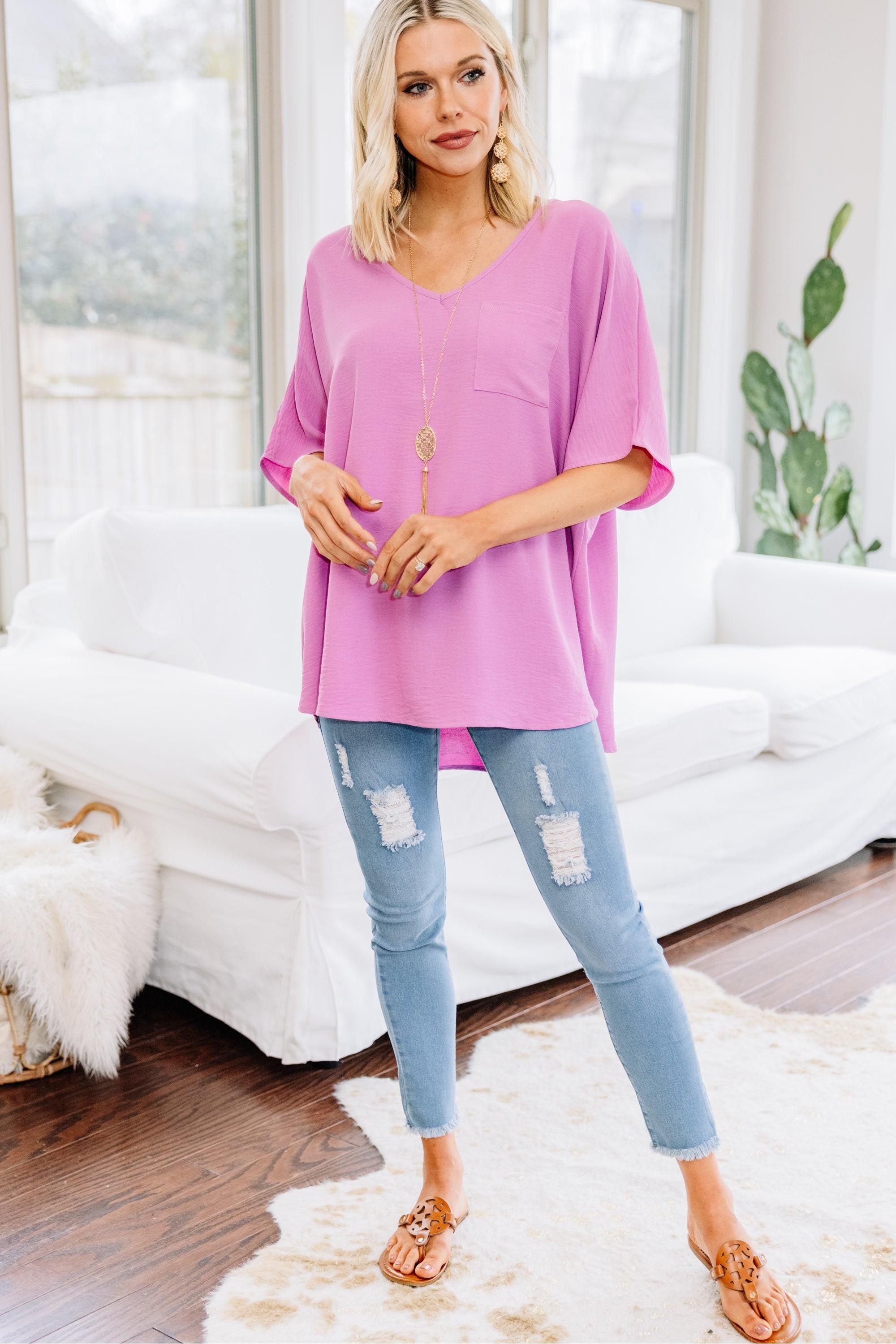 Couldn't Be Better Lavender Purple Top