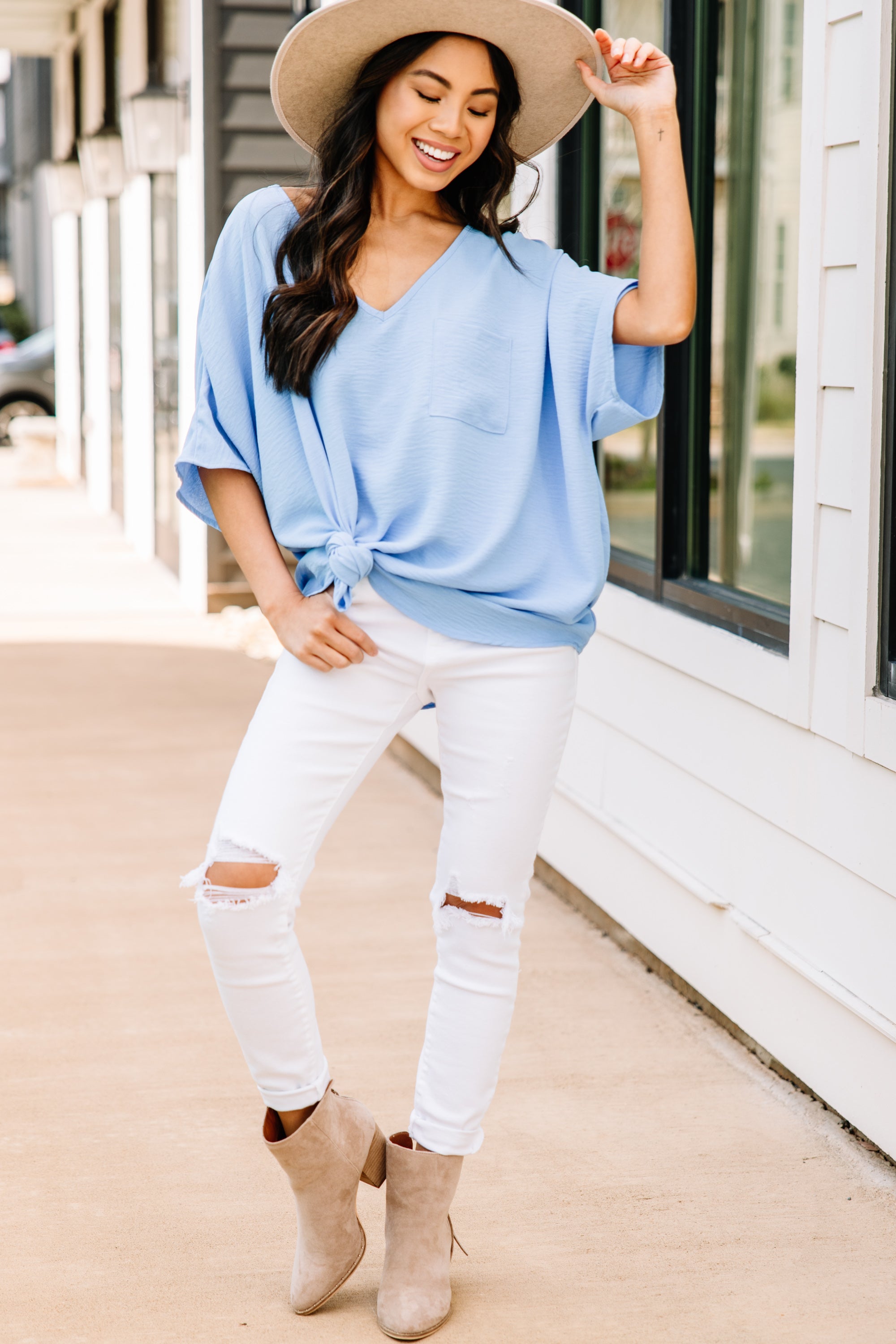 Couldn't Be Better Baby Blue Top